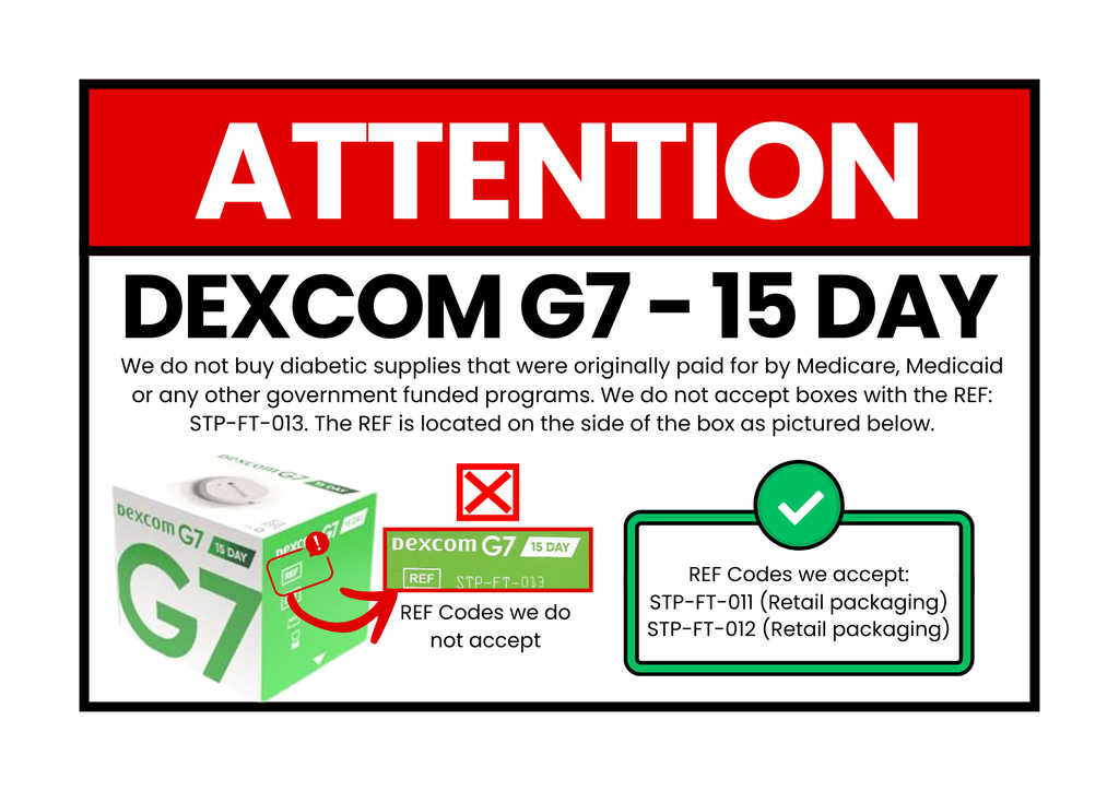 Sell Dexcom G7 15 Day sensors for cash — ValueCGM
