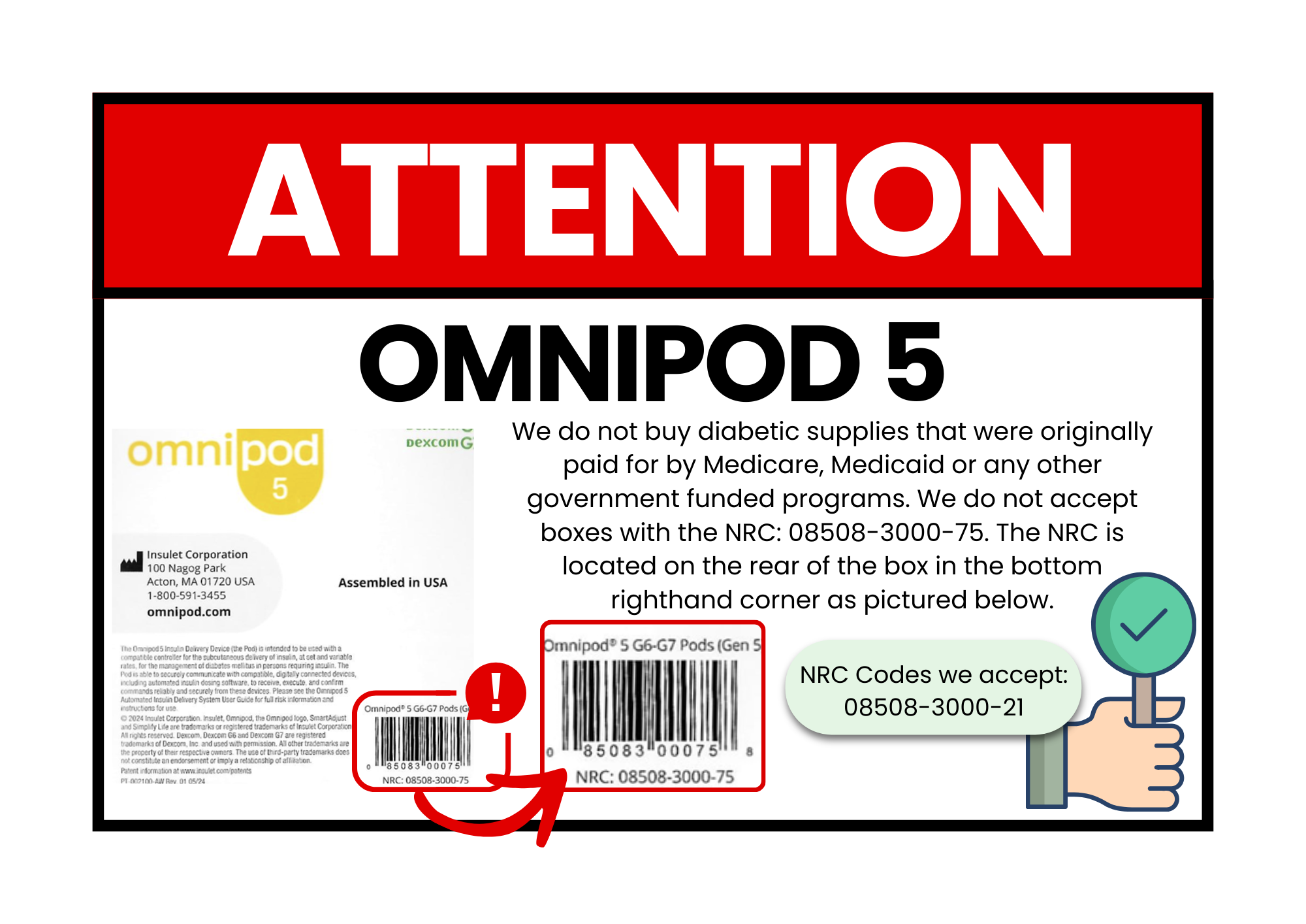 Sell Omnipod 5 (5 Pack of PODS)